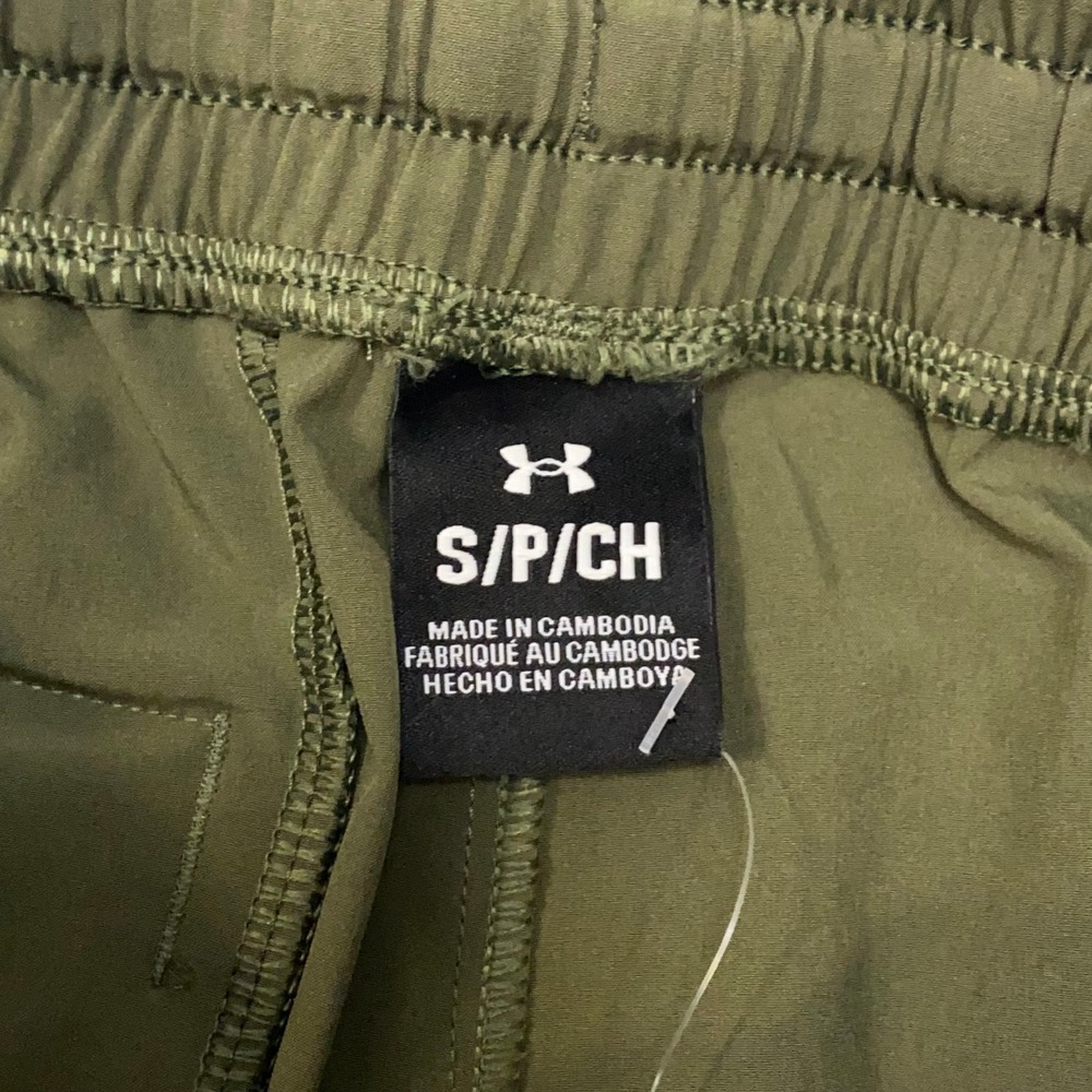 Under Armour UA Vibe Woven Tapered Pant Marine Green Men's Small 1386556-390 NWT - Picture 5 of 9